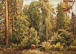 В лесу. Из леса с грибами. 1883
