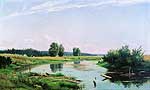 Пейзаж с озером. 1886