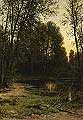 Речная заводь в лесу. 1889-1890