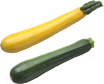 Жёлтый кабачок и зелёный кабачок