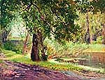 Маковский Константин Егорович (1839-1915). Под зелеными ветвями (Летний пейзаж)