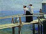 Нилус Петр Александрович (1869-1940). На мостике. Лето. 1898