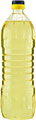 Рафинированное растительное масло в пластиковой бутылке. Фото