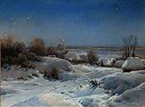 Вельц И.А. Украинская ночь. Зима. 1898