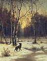 Волков Е. Е. Зимний пейзаж. 1876