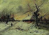 Клевер Ю. Ю. Зимний пейзаж. 1890