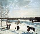 Крылов Н. С. Зимний пейзаж (Русская зима) 1827