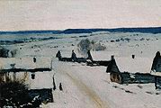 Левитан И. И. Деревня. Зима. 1877-1878