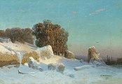 Мещерский А. И. Зимний пейзаж. 1870