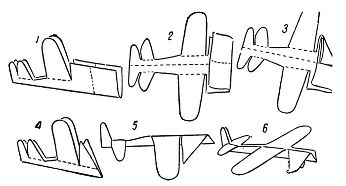 Схема сборки самолета