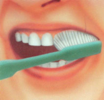 Чистка наружной поверхности зубов