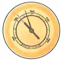 Атмосферное давление измеряется барометром.