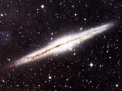 Наша галактика - вид сбоку