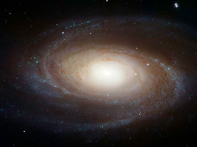 Спиральная галактика M81 в созвездии Большая Медведица (Галактика Боде, тип Sb)