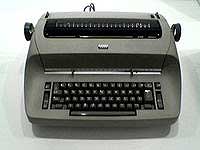 Электрическая пишущая машинка IBM Selectric, 1961